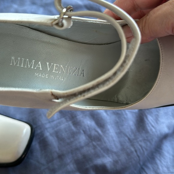 Vintage Mima Valencia Italian Leather Wedges 36 - Picture 5 of 8